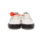 Off-White White Striped Vulcanized Sneakers