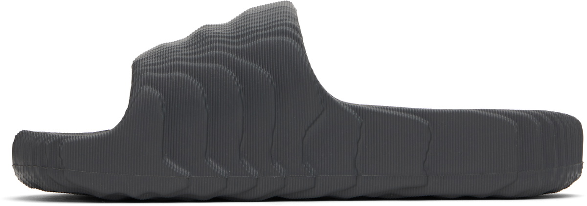 adidas Originals Gray Adilette 22 Pool Slides