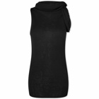 Rick Owens Women's Twist Knit Top in Black