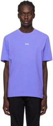 BOSS Purple Bonded T-Shirt