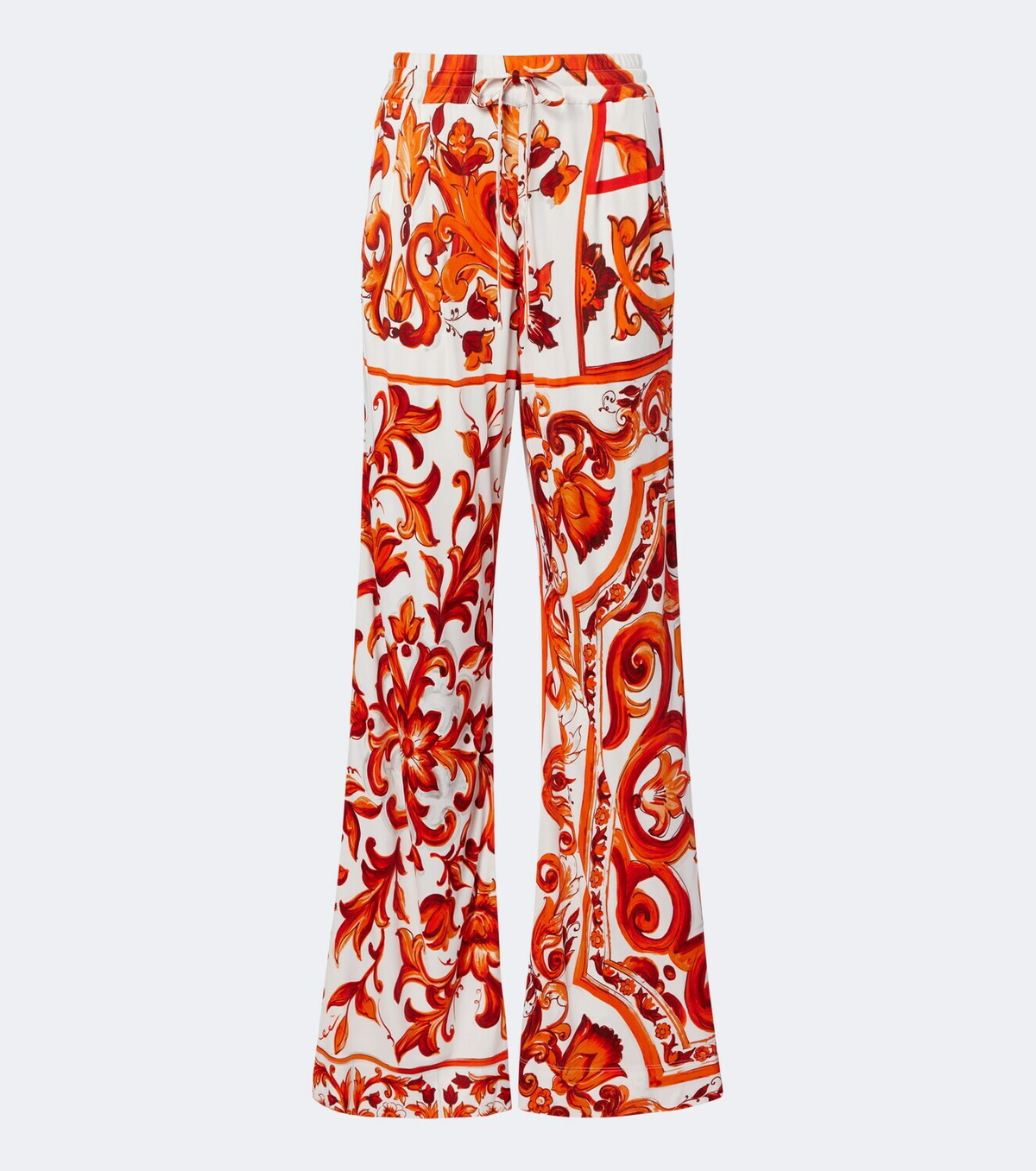Dolce&Gabbana Majolica wide-leg pants