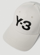 Y-3 - Logo Embroidery Baseball Cap in Light Grey