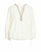 120% Lino Womens Top Ivory