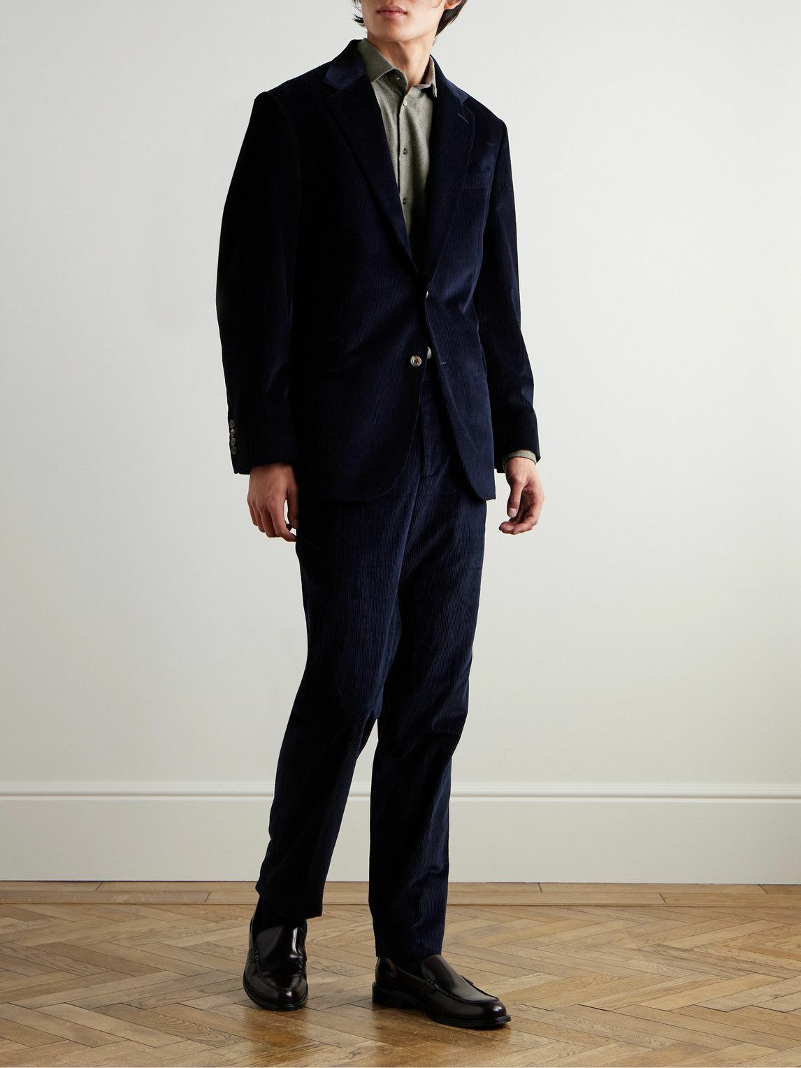 Richard James - Chapman Cotton-Corduroy Suit Jacket - Blue