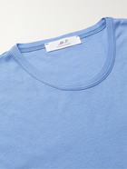 MR P. - Cotton and Silk-Blend Jersey T-Shirt - Blue - XL