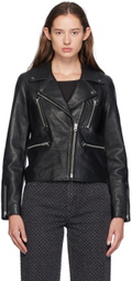 rag & bone Black Arrow Leather Jacket