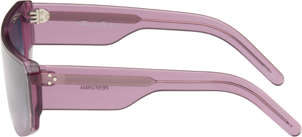 Rick Owens Purple Performa Sunglasses