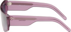 Rick Owens Purple Performa Sunglasses