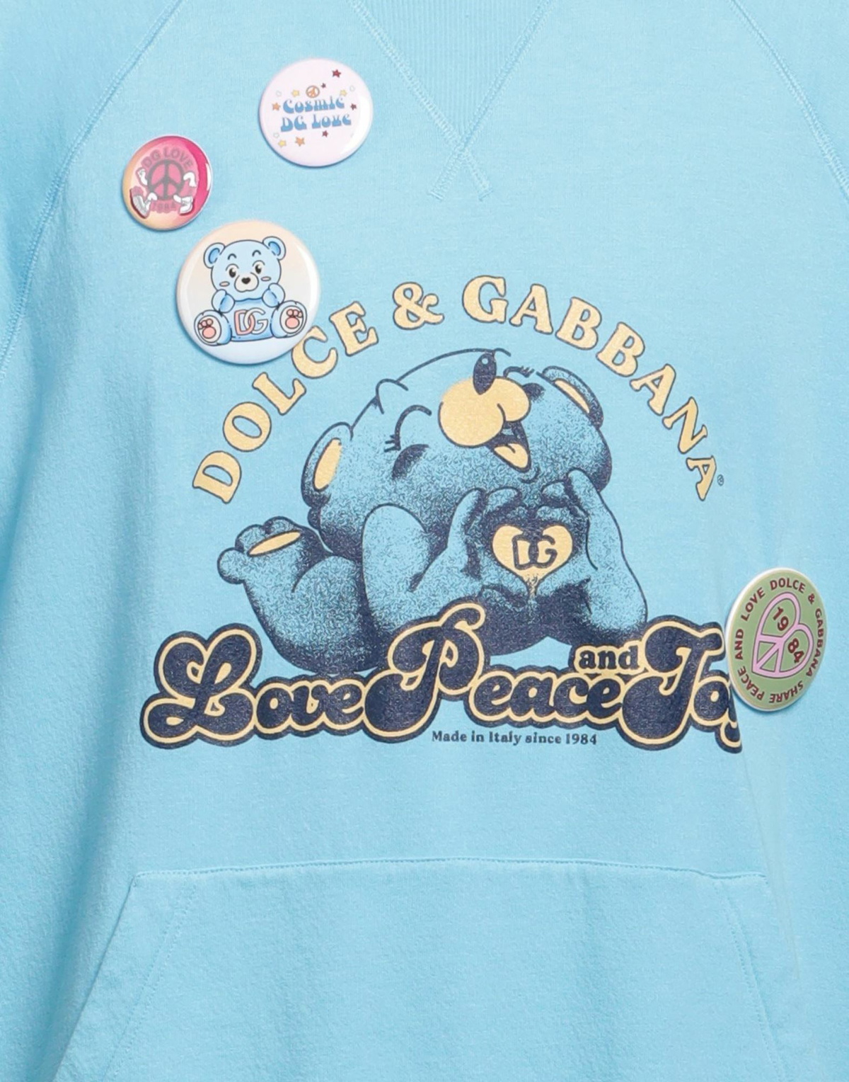 Dolce & gabbana Mens Sweatshirt Sky in Blue