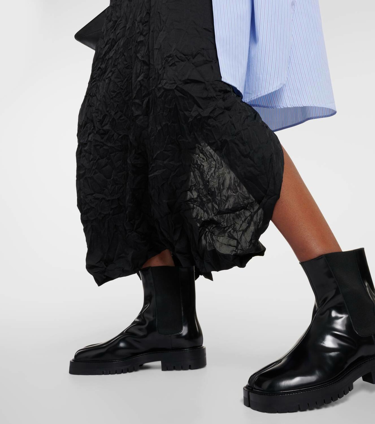 Maison Margiela Tabi leather ankle boots Maison Margiela