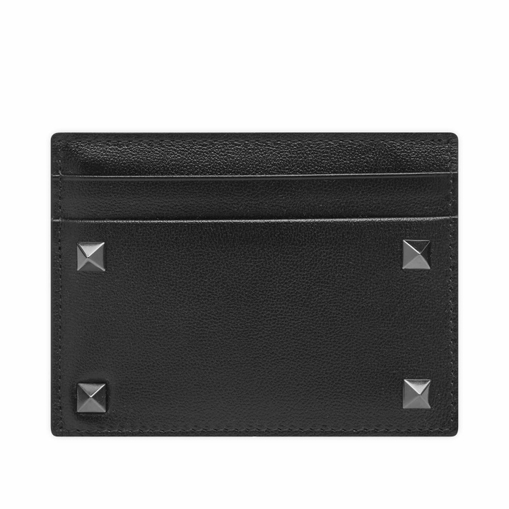 Photo: Valentino Men's Rock Stud Card Holder in Nero 