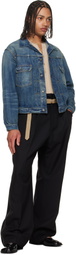 Maison Margiela Black Wool Trousers