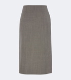 Calvin Klein Collection Eulalia wool midi skirt