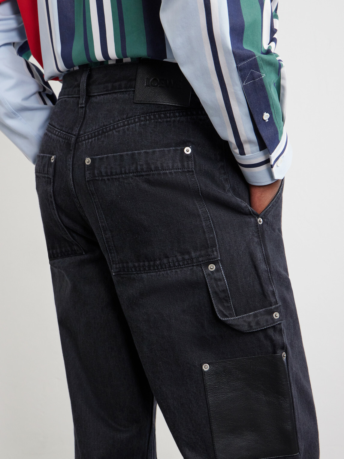 LOEWE - Wide-Leg Jeans - Black