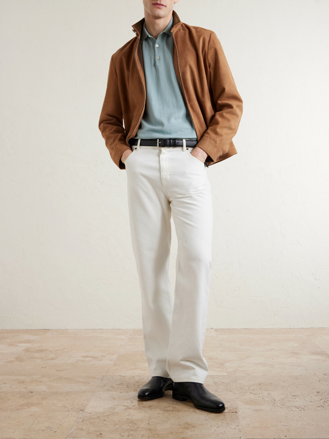 Canali - Cotton Polo Shirt - Blue