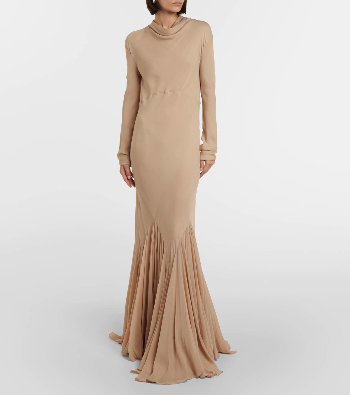 Khaite Metin gathered silk gown Khaite