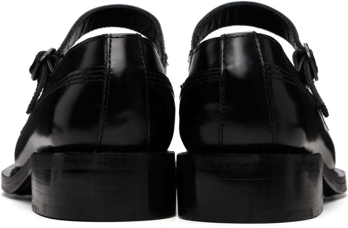 HEREU Black Sio Polished Loafers