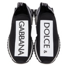Dolce and Gabbana Black and White Sorrento Sneakers