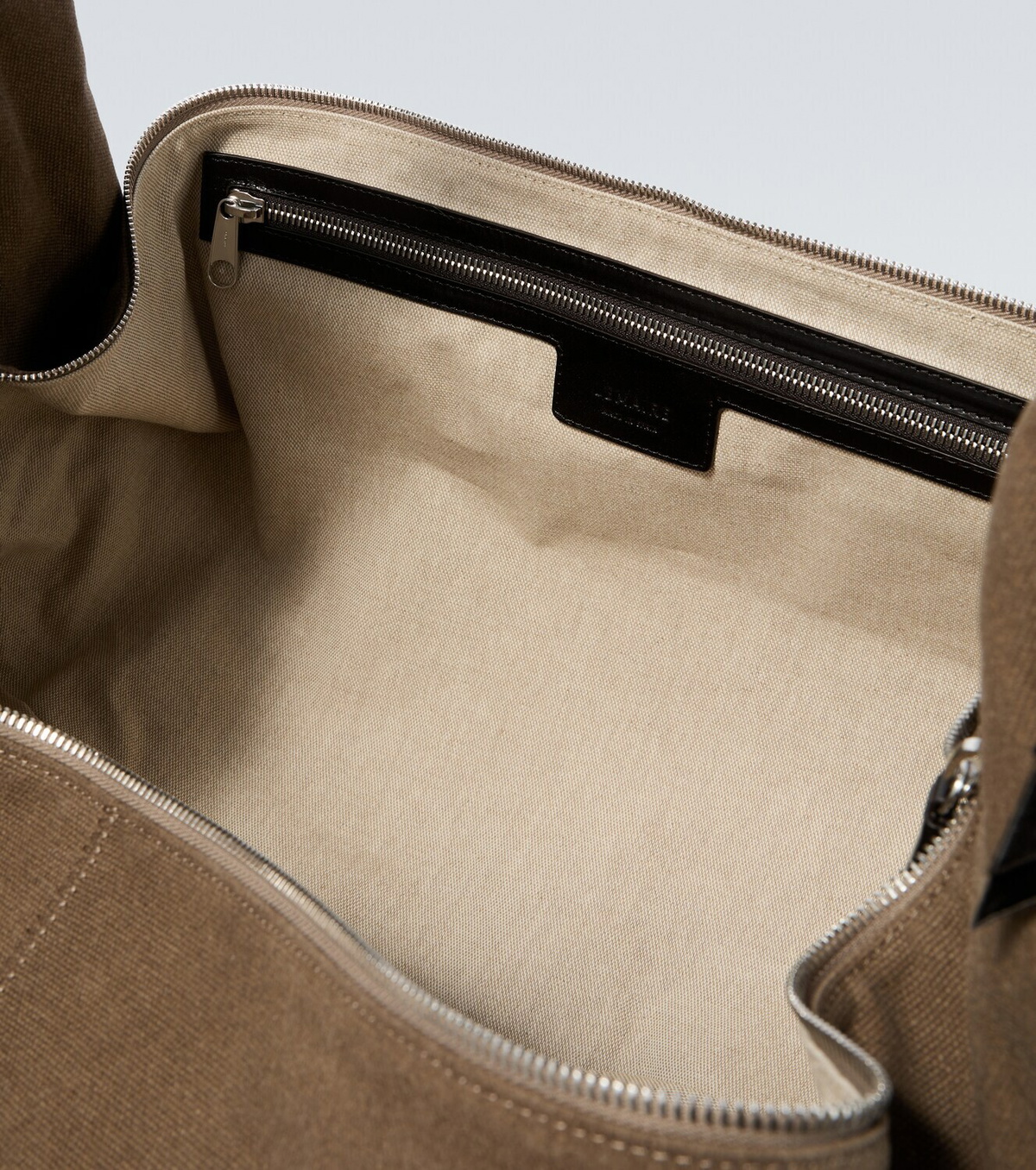 Lemaire XL Quiver Clip cotton canvas shoulder bag