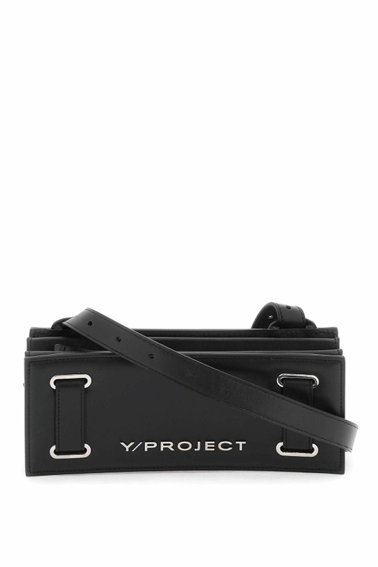 Photo: Y PROJECT mini accordion crossbody bag Black