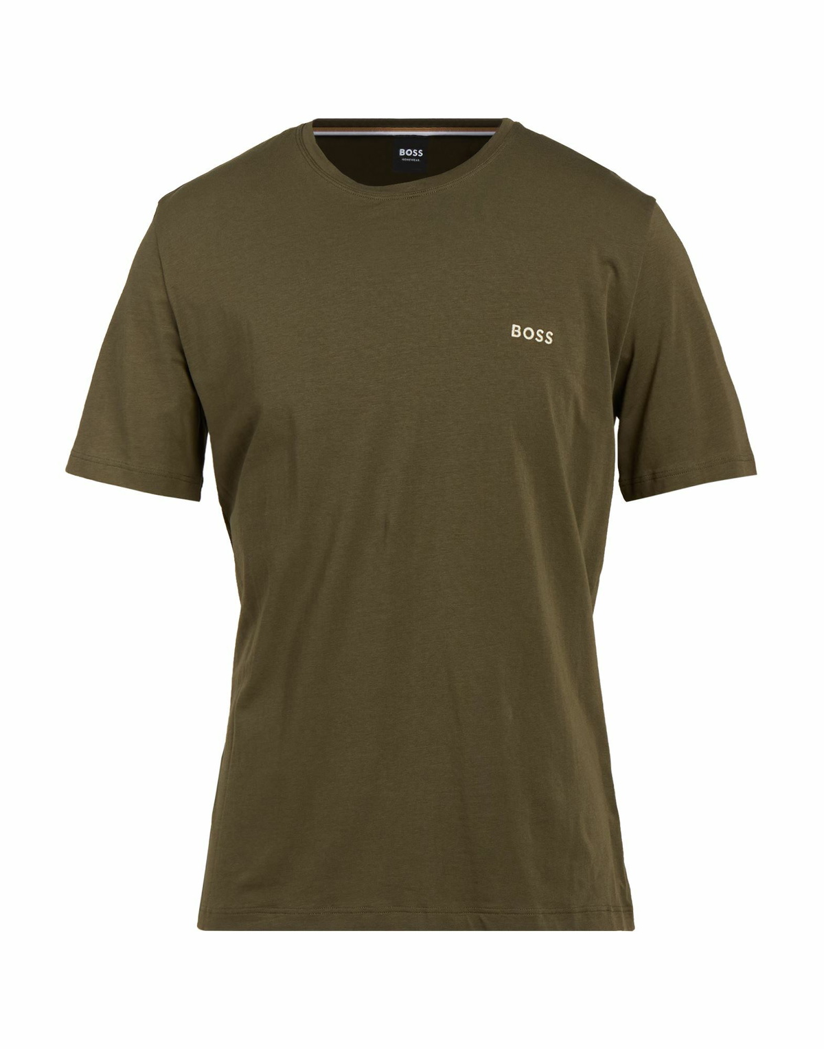 Boss Mens T-shirt Military in Green