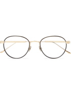 Cartier Eyewear - Round-Frame Gold-Tone and Acetate Optical Glasses