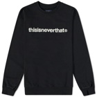 thisisneverthat Men's T-Logo Crew Sweat in Black