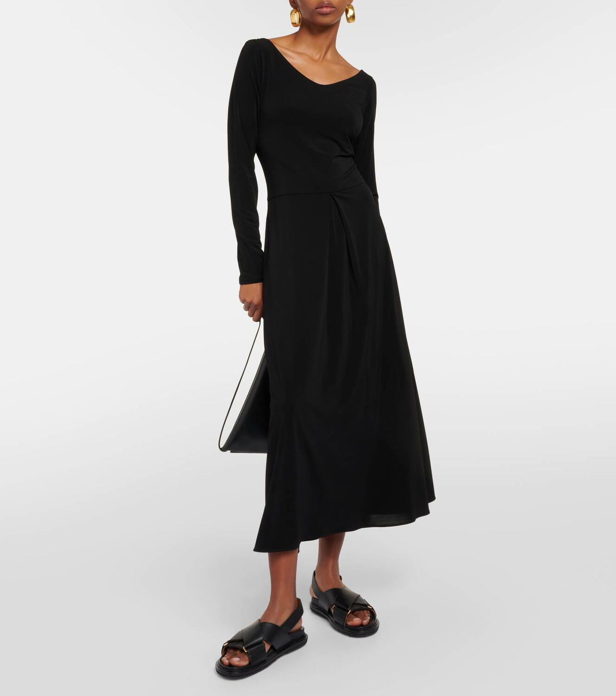 MAX MARA 25S LUXURY PLEATED MAXI DRESS 228