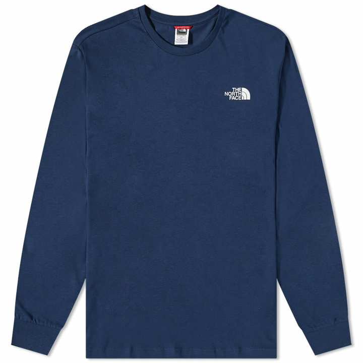 Photo: The North Face Men's Simple Dome Long Simple T-Shirt in Summit Navy