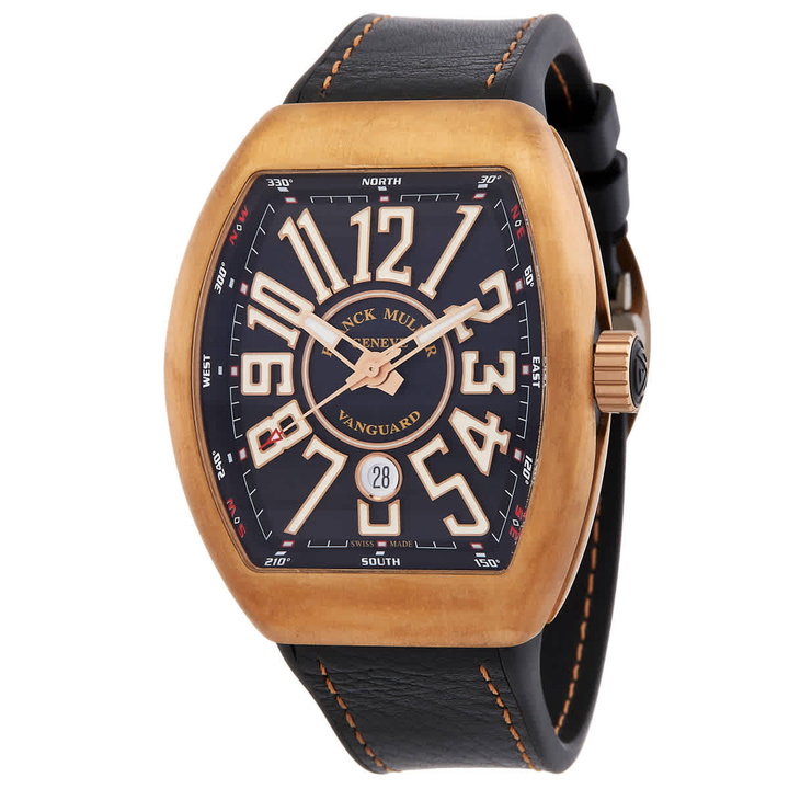 Photo: Franck Muller Vanguard Automatic Mens Watch V 45 SC DT BZ BR ICON 1 NR