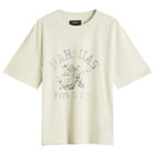 Nahmias Men's Phys. Ed. Boxy T-Shirt in Egg White Jersey