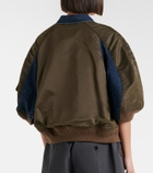 Sacai Denim and twill jacket