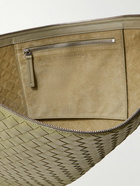 Bottega Veneta - Virgule Intrecciato Leather Messenger Bag - Green