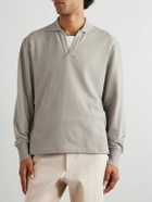 Stòffa - Cotton-Piqué Polo Shirt - Brown