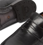 Officine Creative - Vine Leather Penny Loafers - Black