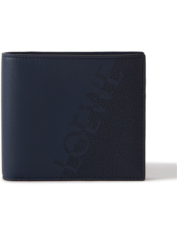 Photo: Loewe - Logo-Detailed Leather Billfold Wallet