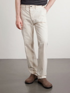 RRL - Straight-Leg Paint-Splattered Cotton-Canvas Trousers - Neutrals