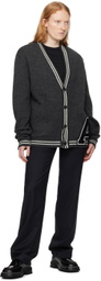 AMBUSH Gray 'A' Patch Cardigan