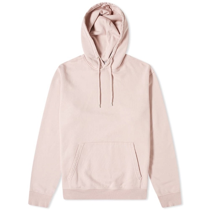 Photo: Colorful Standard Men's Classic Organic Popover Hoody in Faded Pink