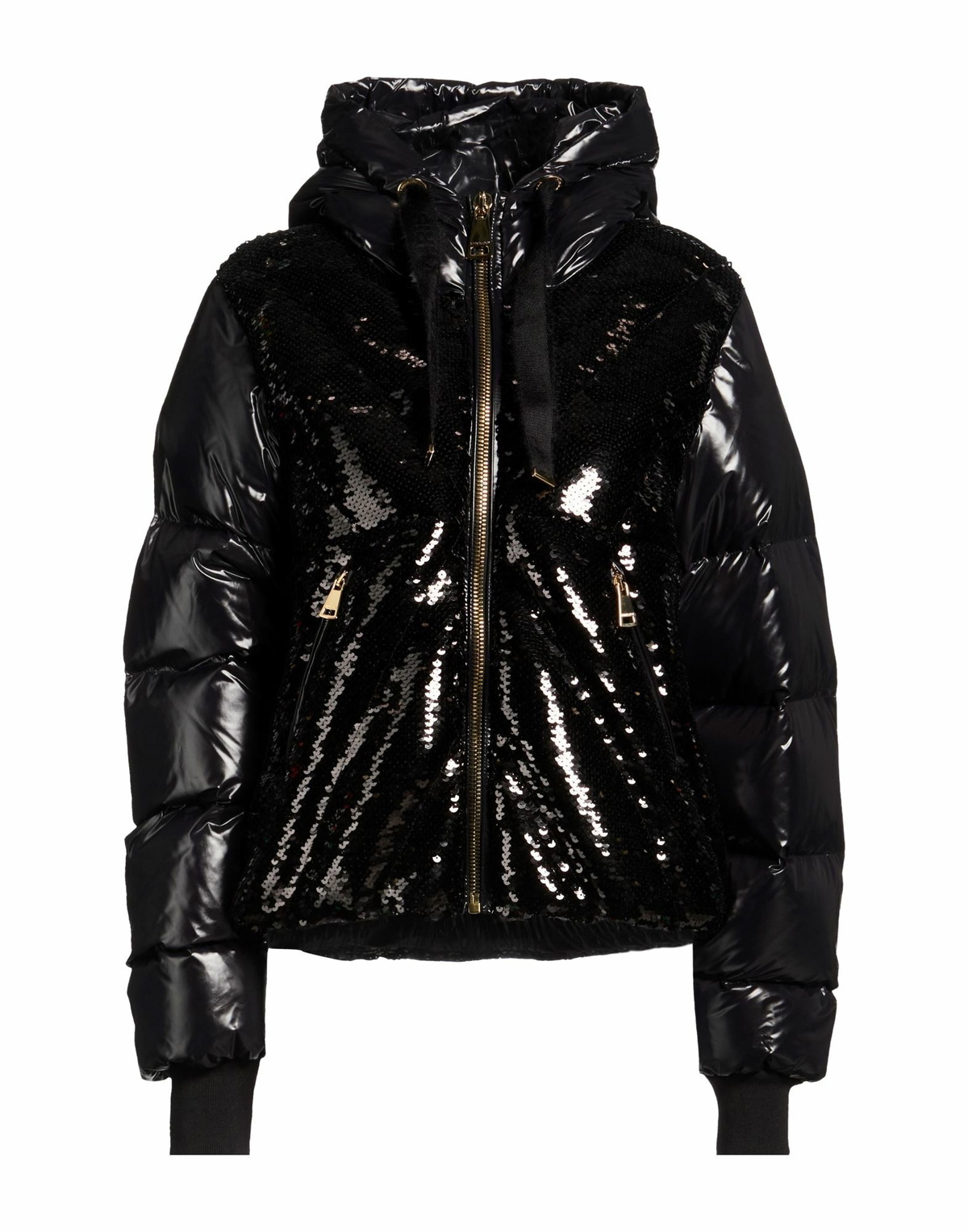 Khrisjoy Womens Puffer in Black