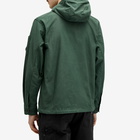 C.P. Company Men's Ottoman Hooded Shirt in Duck Green