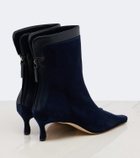 Manolo Blahnik Zufavis suede ankle boots
