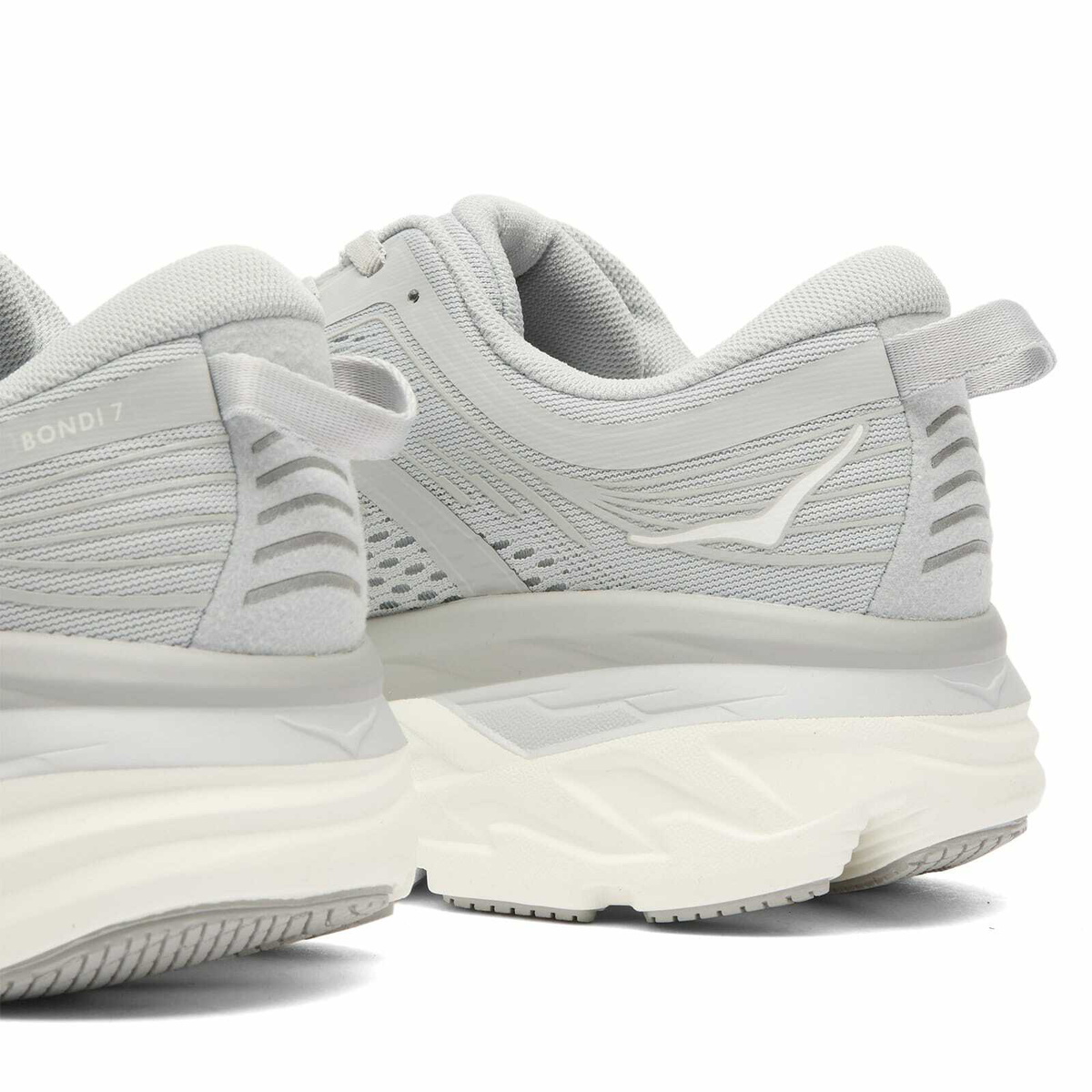 HOKA ONE ONE Women's Bondi 7 Sneaker in Harbor Mist/White