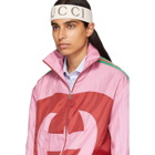 Gucci Pink GG Logo Track Jacket