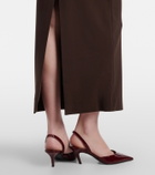 Solace London Martine scarf-detail cocktail dress