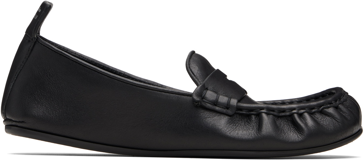 Acne Studios Black Leather Loafers