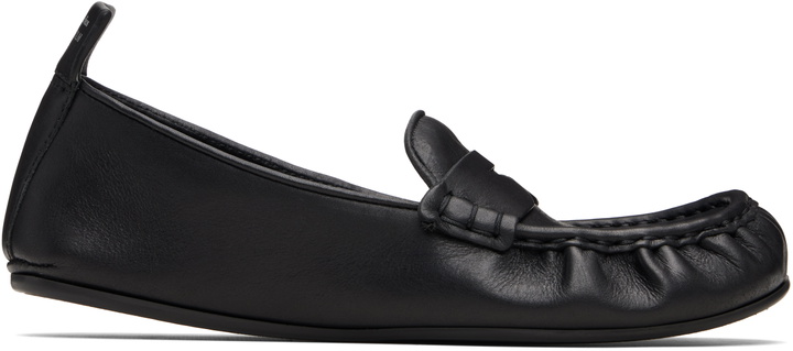 Photo: Acne Studios Black Leather Loafers