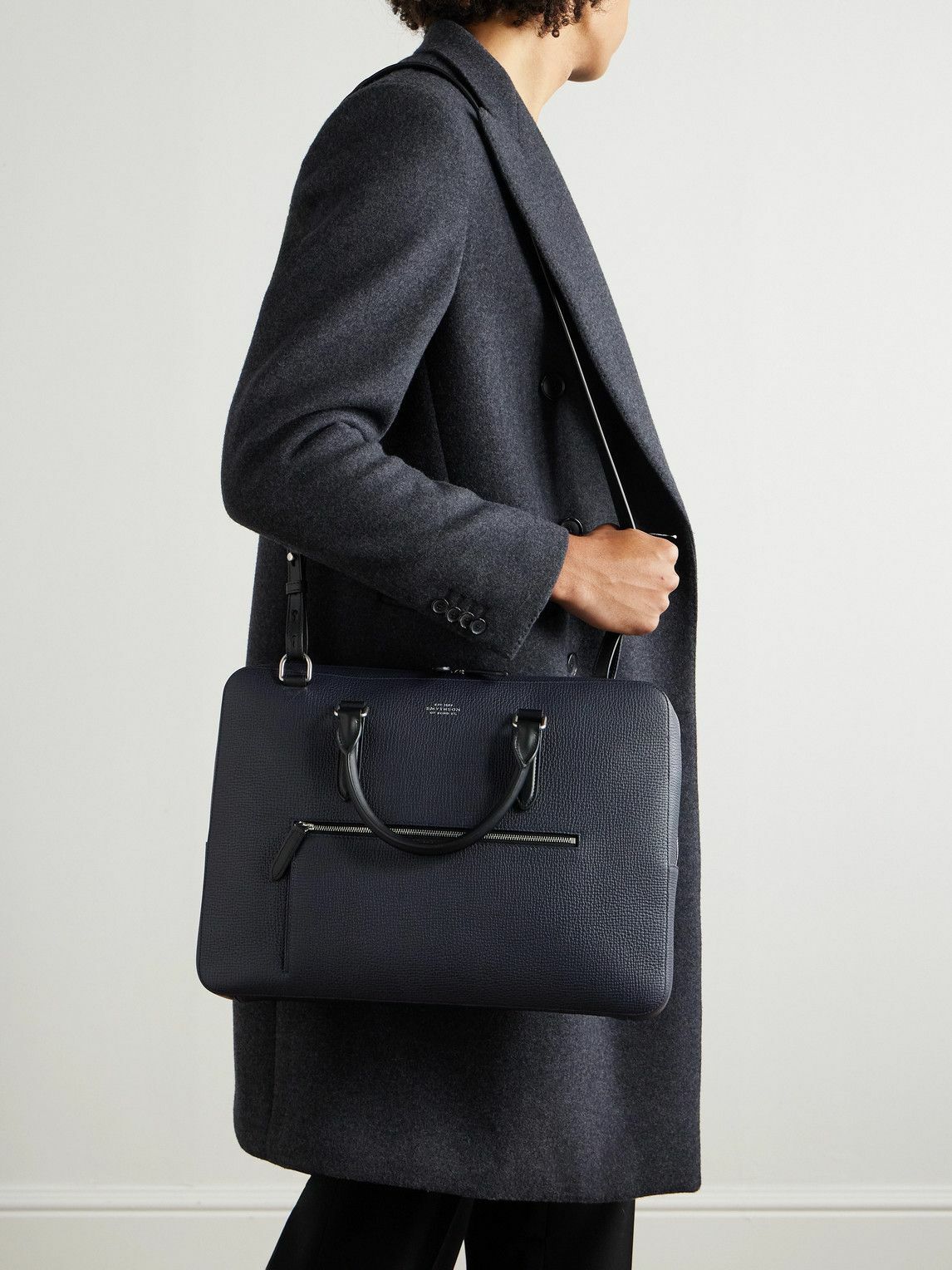 Smythson - Ludlow Full-Grain Leather Briefcase
