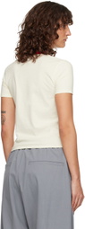 WILLY CHAVARRIA Off-White 'Call Girl' Ringer T-shirt