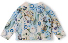 Burberry Baby Multicolor Wool Floral Print Two-Piece Set